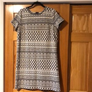 Black and white Loft dress